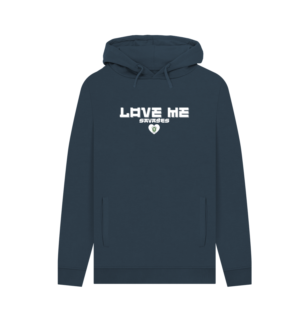 Navy Love Me Organic Hoodie
