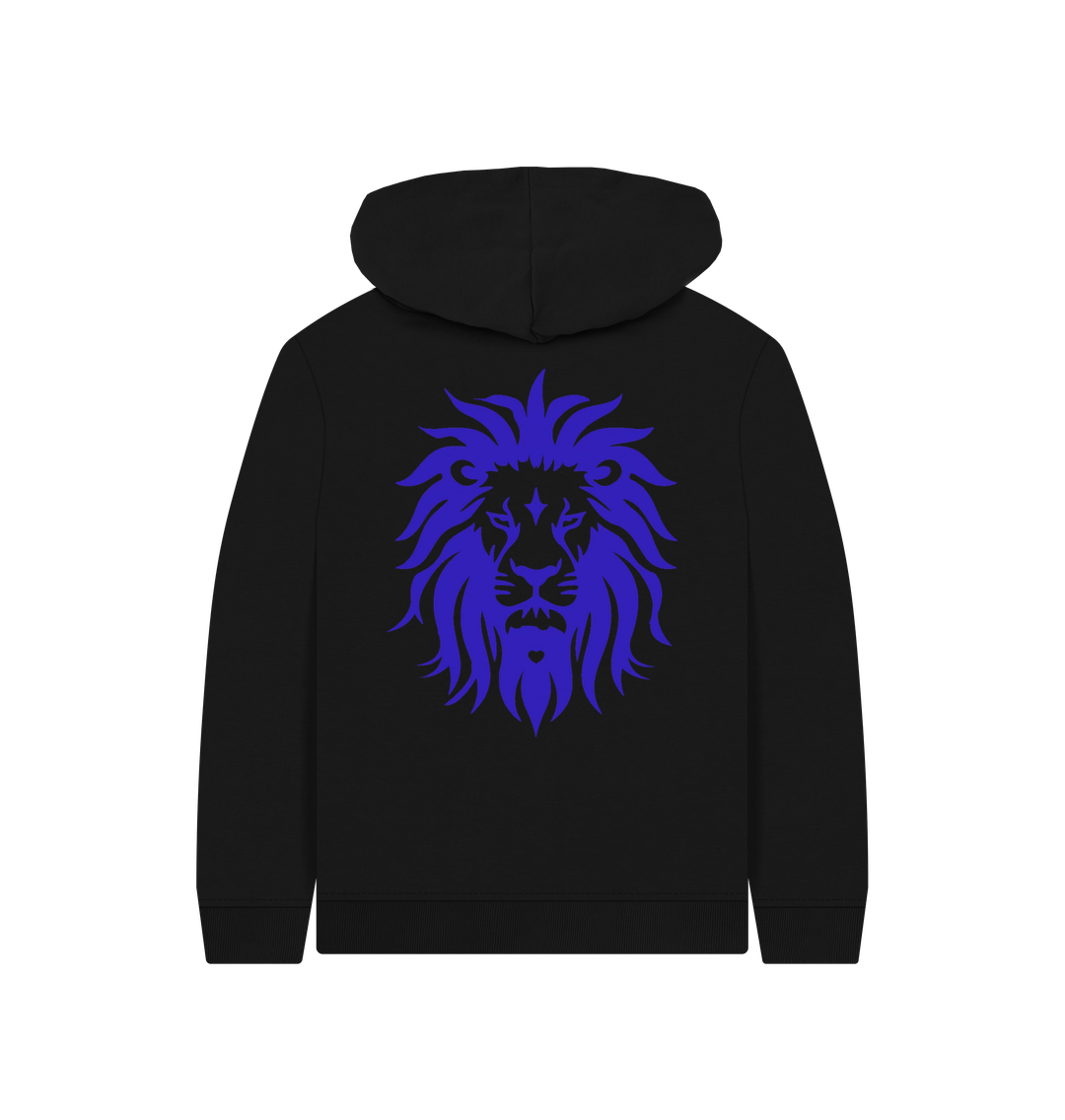 Clean Hearted Savages Organic Kids Blue Lion Hoodie