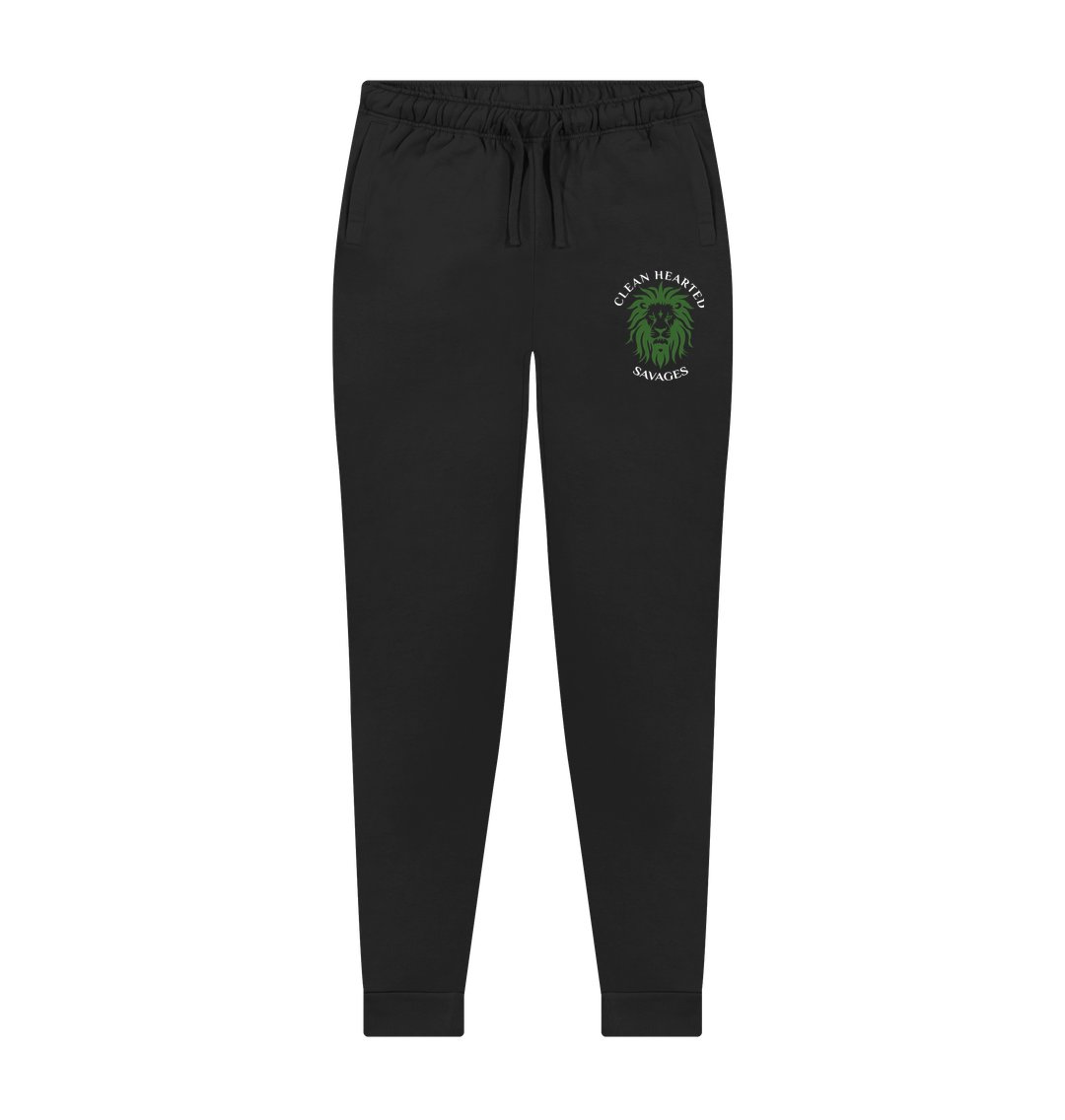 Black womens organic jogger black