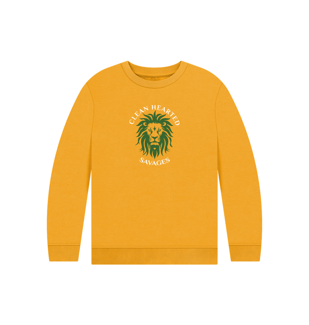Mustard Organic Kids Crew Neck Sweater