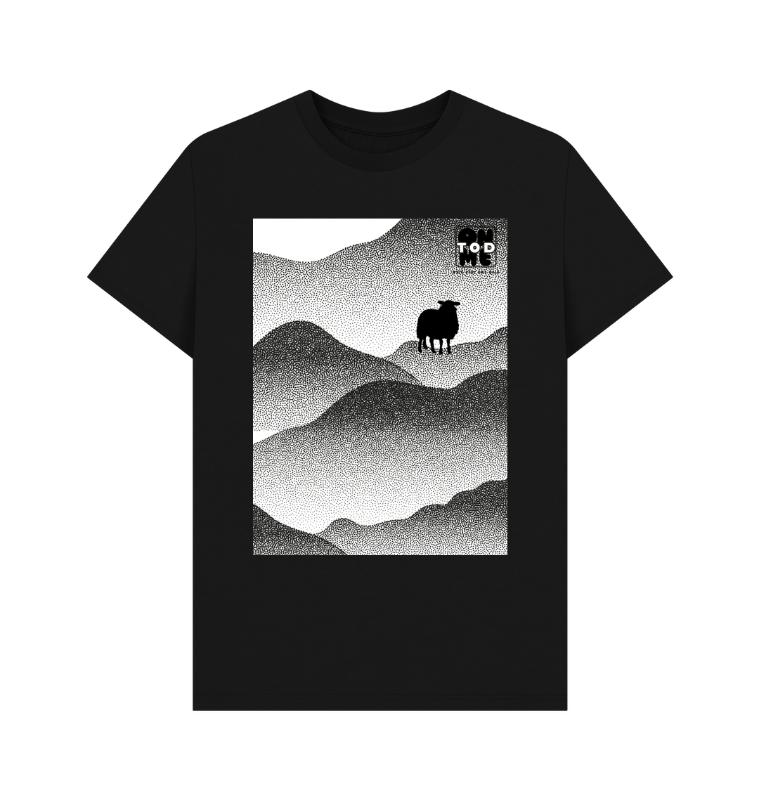 Black Printed T-shirt