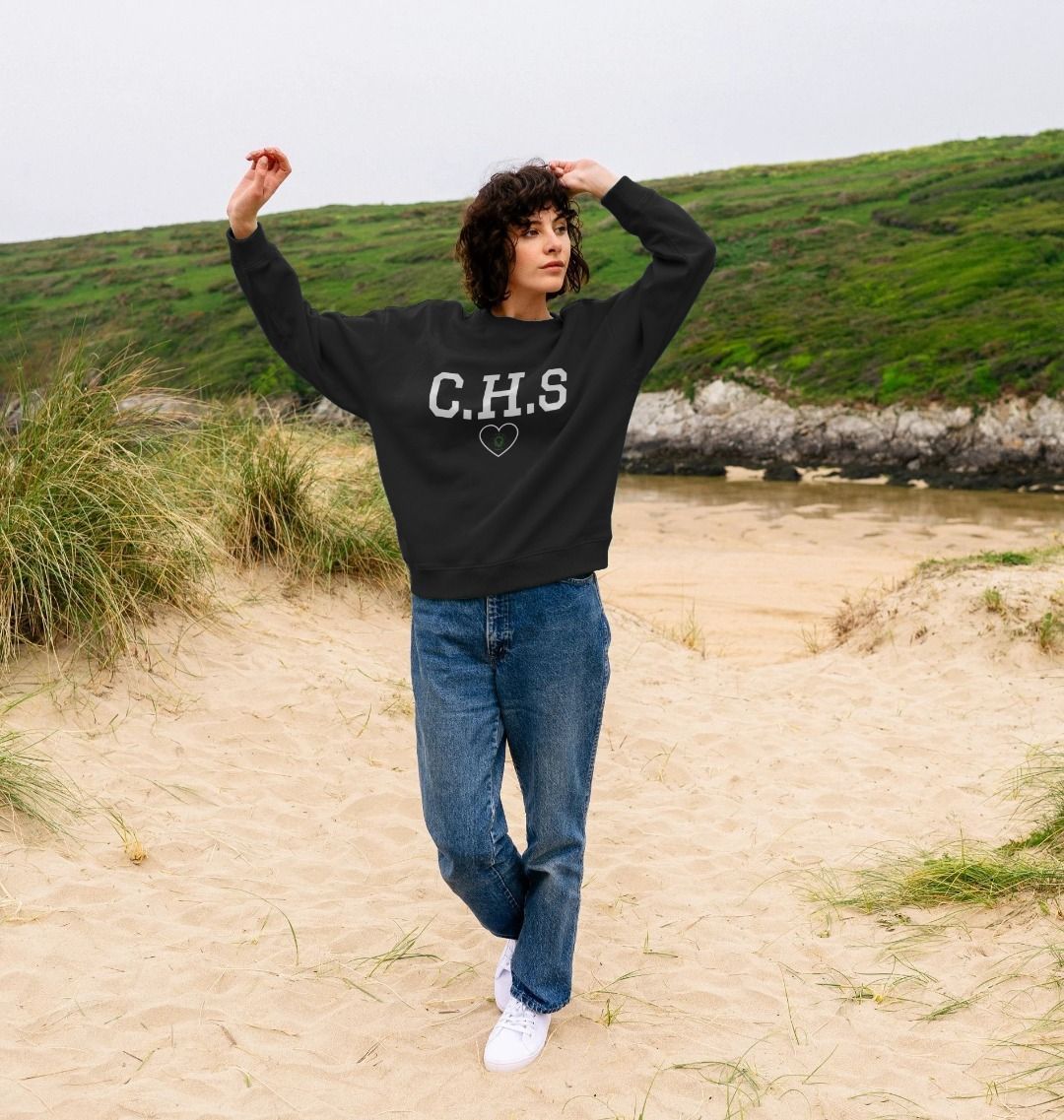 CHS Savage Oversized Women's Sweatshirt - Black**