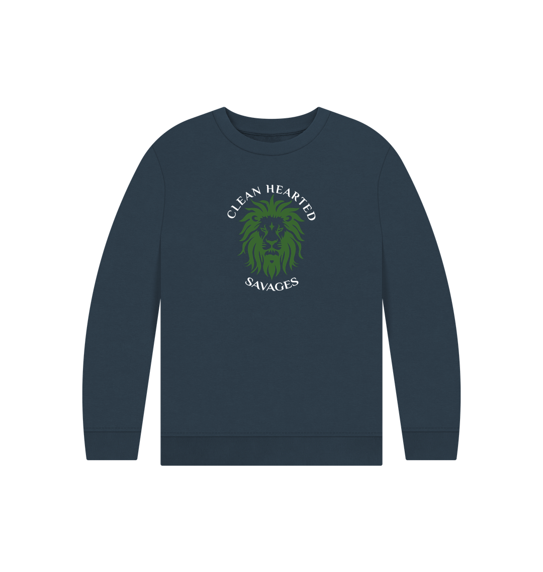 Navy Blue Organic Kids Sweater A1