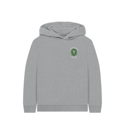 Athletic Grey Junior Savage Eco Hoodie Lion Back Print