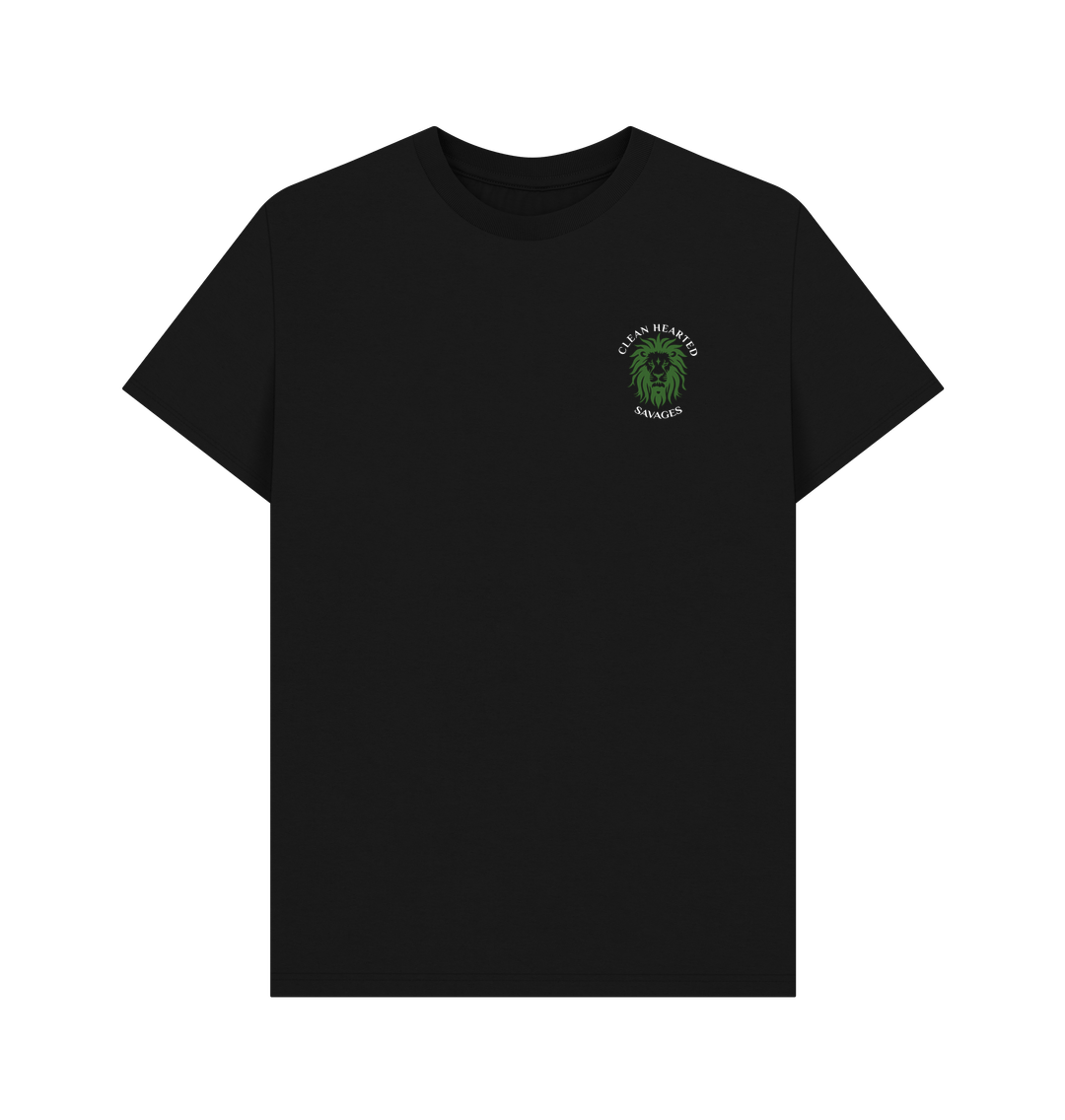 Black Clean Hearted Savages Organic Tee - Black Classic