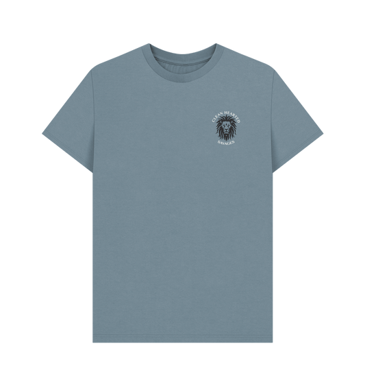 Stone Blue Clean Hearted Savages Organic Duck Egg  Blue Tee**