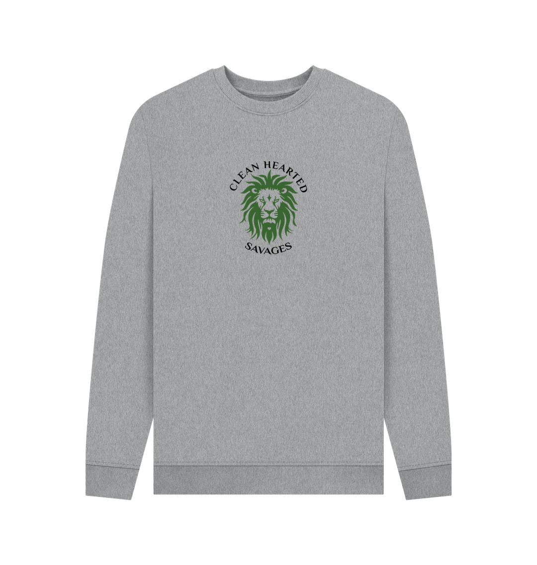 Light Heather Men's Organic Crew Neck Light