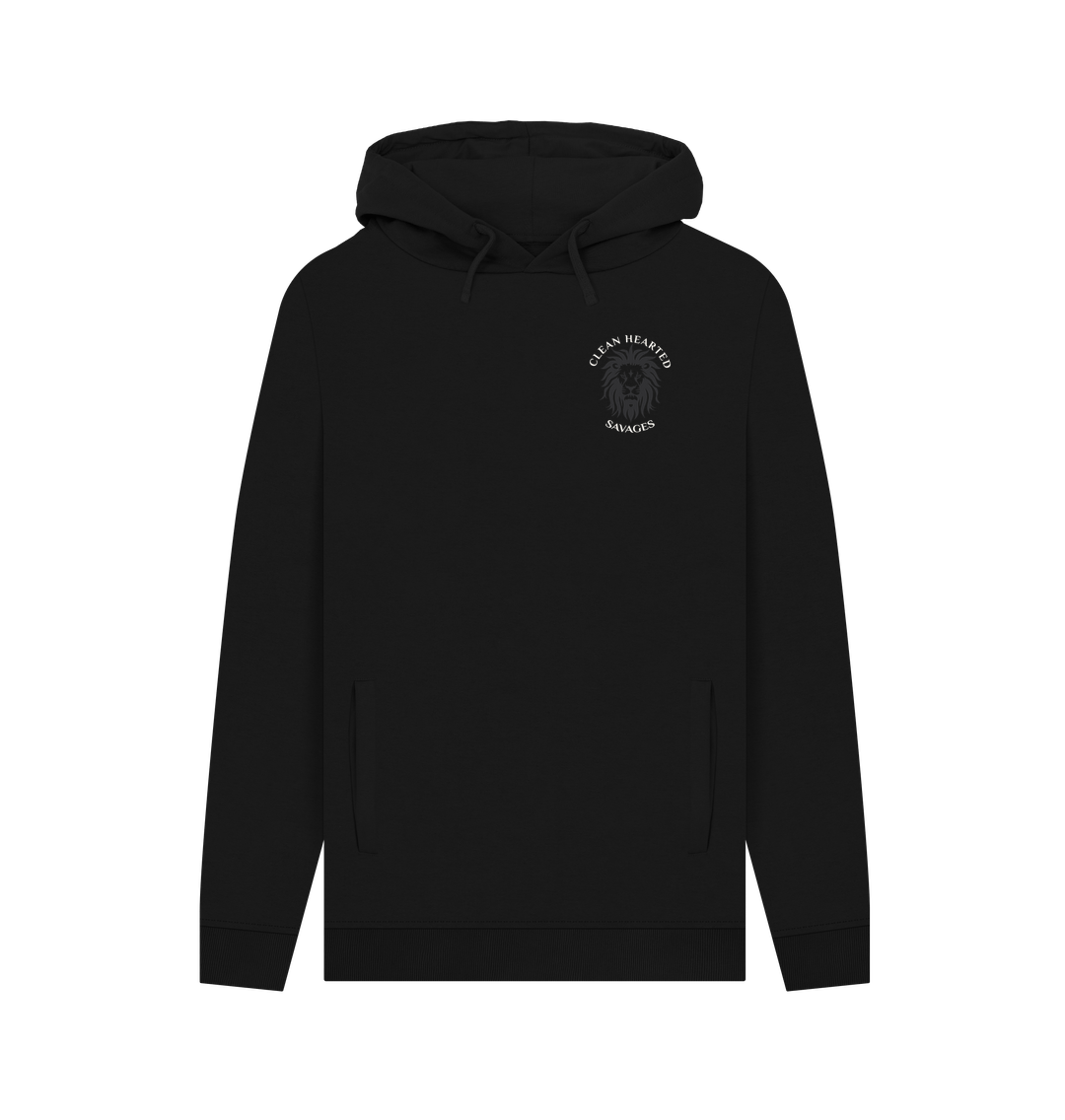 Black Clean Hearted Savages Classic Hoodie - Grey Lion**