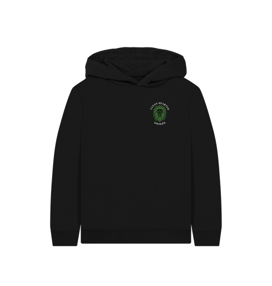 Black Mini Savage Eco Organic Hoodie Unisex