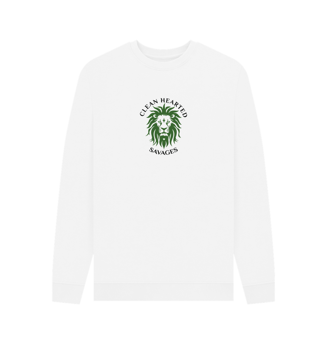 White Men's Organic Crew Neck Light