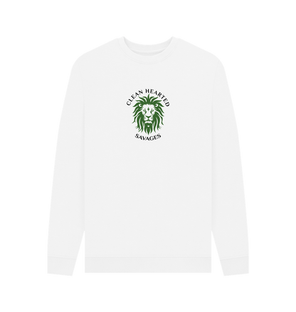 White Men's Organic Crew Neck Light