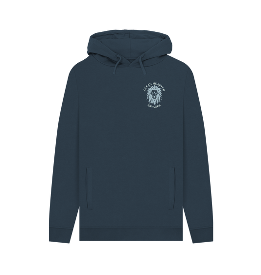 Navy Clean Hearted Savages Classic Hoodie Navy Ice Lion**